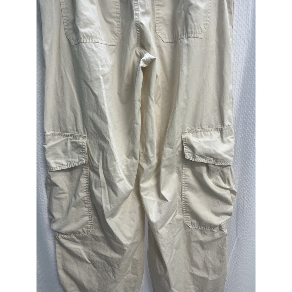 BDG Urban Outfitters Ivory High rise Wide Leg Baggy Cargo Pants Y2K 10 - Picture 5 of 7